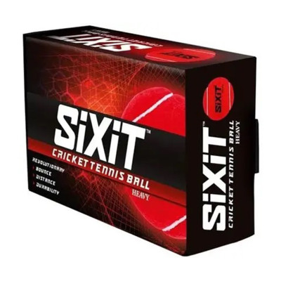 Sixit Heavy Tennis Cricket Ball (Pack of 6)