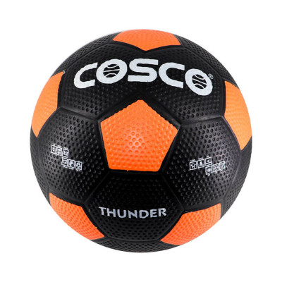 COSCO Thunder Football (Pack of 1, Black, Orange)