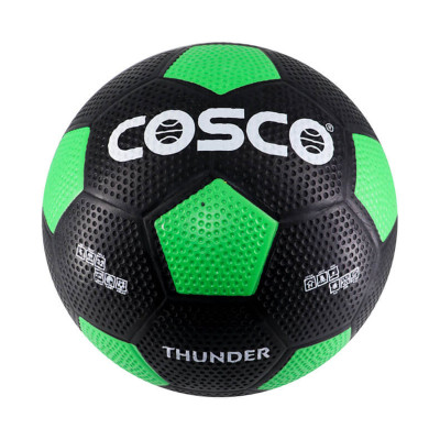 COSCO Thunder Football (Pack of 1, Black, Green)