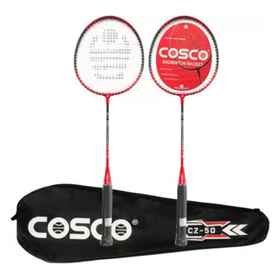 COSCO Racket CZ 50 (Pack of 2, Red)